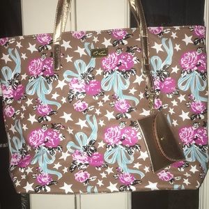 Betsey Johnson Rose Gold Tote